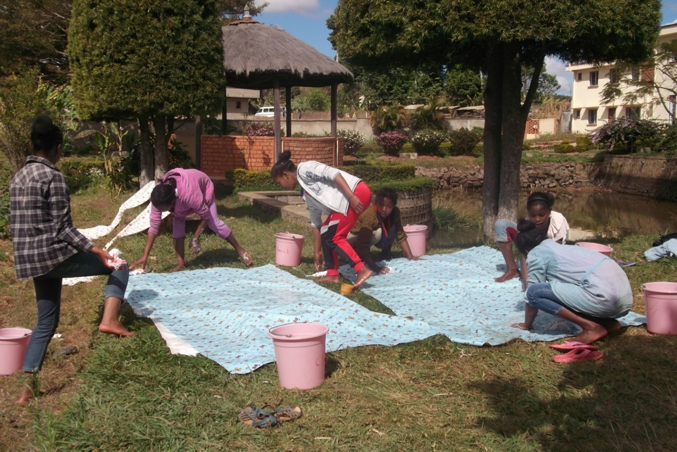 Le travail au centre social d'Ambatofotsy