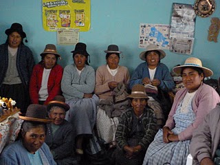 Les femmes des groupes d'artisans de la CIAP