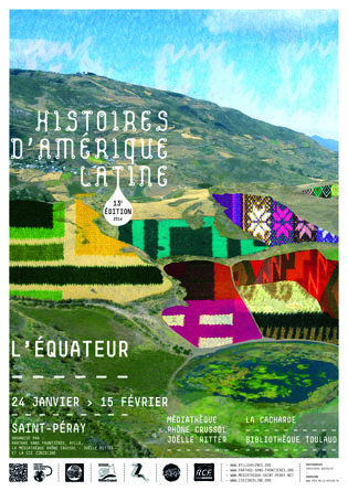 Affiche histoires d'Amérique latine - Saint-Péray 2014