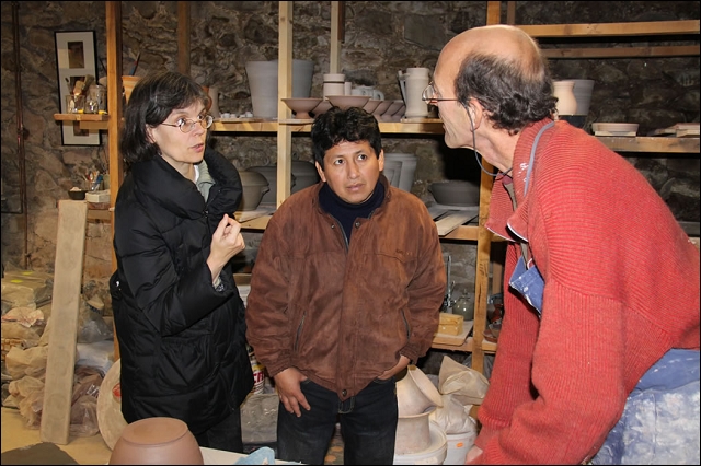 V i s i t e   �   P h i l i p p e   J a c q u e s ,   p o t e r i e   d e   L a r d e t   �   S a i n t - P � r a y   , Bruno Drogue