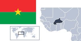 carte du burkina-Faso