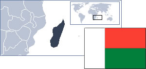 carte de Madagascar