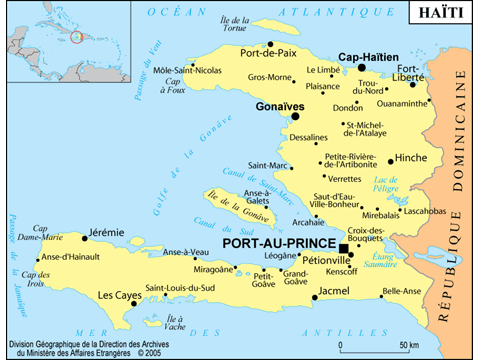Carte de Haïti