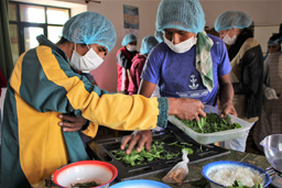 Projet agro-écologique soutenu par Partage sans Frontières en Bolivie