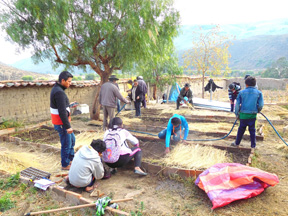 Projet agro-écologique soutenu par Partage sans Frontières en Bolivie