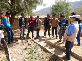 Projet agro-écologique soutenu par Partage sans Frontières en Bolivie