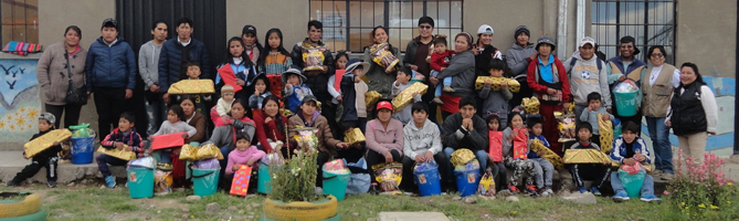 Appui aux enfants des rues dans le cadre du projet Luz de Esperanza a El Alto 