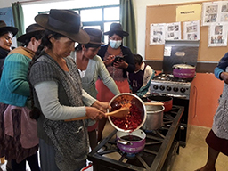 Projet en Bolivie dans la région de Tarabuco soutenu par Partage sans Frontières