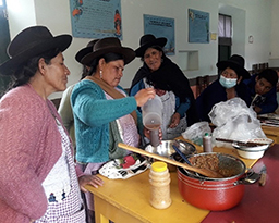 Projet en Bolivie dans la région de Tarabuco soutenu par Partage sans Frontières