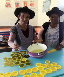 Projet en Bolivie dans la région de Tarabuco soutenu par Partage sans Frontières