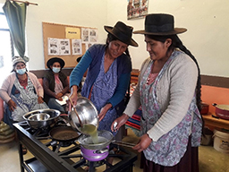 Projet en Bolivie dans la région de Tarabuco soutenu par Partage sans Frontières