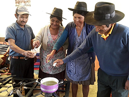 Projet en Bolivie dans la région de Tarabuco soutenu par Partage sans Frontières