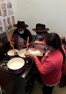 Projet en Bolivie dans la région de Tarabuco soutenu par Partage sans Frontières