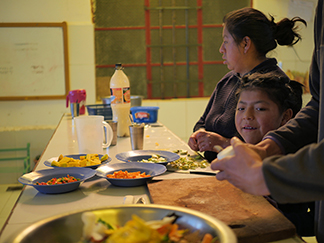 Projet de Luz de Esperanza soutenu par Partage sans Frontières à El Alto