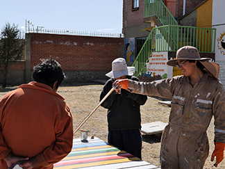 Projet de Luz de Esperanza soutenu par Partage sans Frontières à El Alto
