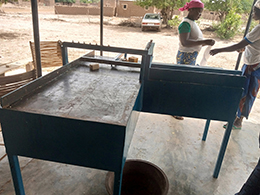 Projet de production de savons soutenu à Soukuy au Burkina-faso par Partage sans Frontières