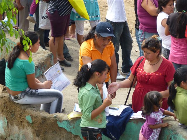 photographie du projet le droit au nom mené par Taller de los Niños